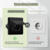 BSEED 16 A Recessed Outlet with Waterproof Cover, Black, 80 mm view 3
