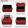 Chestnut Brown Foldable Rectangular Storage Baskets, 2-Pack view 2