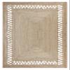 CASAVANI Beige Kilim Runner Rug, 7.6 x 50.8 cm, Braided Jute, Flatweave, Indoor/Outdoor view 1