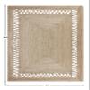 CASAVANI Beige Kilim Runner Rug, 7.6 x 50.8 cm, Braided Jute, Flatweave, Indoor/Outdoor view 3