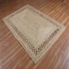 CASAVANI Beige Kilim Runner Rug, 7.6 x 50.8 cm, Braided Jute, Flatweave, Indoor/Outdoor view 4