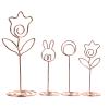EXCEART 5 Sets Gold Card Holders, Table Number and Photo Holders, 4 Pieces per Set view 2