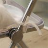 Hixingo Chair Seat Cushion, 40 x 40 cm, Crystal Velvet, Red view 3