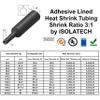 ISOLATECH Blue Heat Shrink Tubing 5mm x 10m, 3:1, with Adhesive Lining view 2