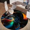 Round Gaming Chair Mat for Hard Floors and Carpets, 100 cm view 2