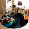 Round Gaming Chair Mat for Hard Floors and Carpets, 100 cm view 3