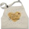 Kids' Apron for Boys and Girls – Customize with Your Own Text – Personalized Gift – Ages 7–14 – Natural White view 1