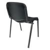 Topsit Bro & More Set of 4 Visitor Chairs, Stackable Conference Chairs, Black view 4