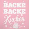 Shirtracer Apron – “Bake, Bake, Cake” – 85 × 69 cm – Pink view 2