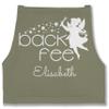 Personalized Baking Fairy Apron with Name – Sage Green, 85 x 69 cm view 1