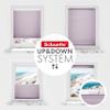 Schuette No-Drill Adhesive Pleated Blind, Premium Collection: Plum Charm (Purple), 145 x 100 cm (W x H), Suprafix 2-in-1 Adhesive & Screw Holder Set, Letsbond view 3