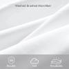 NDXRWDZR White Harvester Bedding Set, 200 x 220 cm, with Zipper, Microfiber Duvet Cover and 2 Pillowcases view 3