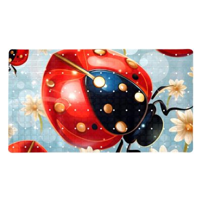 LLNSUPPLY Big Ladybug Non-Slip Bathtub Mat
