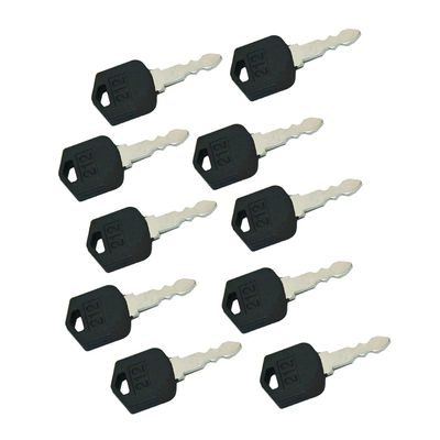Unifizz Black 212 Ignition Keys D554212 for Doosan Forklifts, 10-Pack