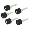 Unifizz Black 212 Ignition Keys D554212 for Doosan Forklifts, 10-Pack view 2