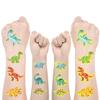 Rusoz Dinosaur Metallic Tattoos for Kids, 8 Sheets view 1