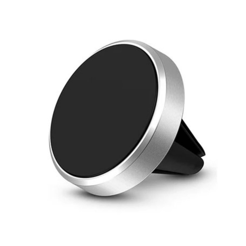 YSUUZRL 2-Pack Magnetic Car Phone Mounts for Air Vents, Silver