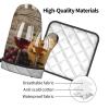 Red Wine Glasses & Grapes Oven Mitt and Pot Holder Set, 2 Pieces view 3
