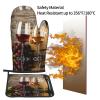 Red Wine Glasses & Grapes Oven Mitt and Pot Holder Set, 2 Pieces view 4