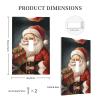 Santa with Gift Box Wall Plate Light Switch Cover view 4