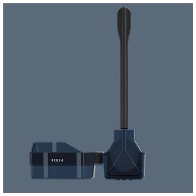 BKEKM Silicone Toilet Brush with Holder, Wall-Mounted or Freestanding