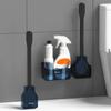 BKEKM Silicone Toilet Brush with Holder, Wall-Mounted or Freestanding view 2