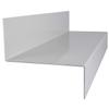 2 mm Aluminum Z-Profile, One-Sided RAL 9016 Traffic White, 1–2 m view 3