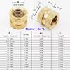 M4 Copper/Brass Knurled Threaded Insert Nuts, 25-Pack, 6 mm Length, 7 mm OD view 2