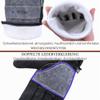 WZQH Leather Work Gloves, Gray and Black, Size S view 2
