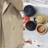 Resin Buttons for Coats, Suits & Trench Coats, Color 14, 23 mm, 6 Pieces view 2