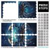 Crab Puzzles, 1,000 Pieces for Adults, Wooden Puzzle Gift, 29.52 x 19.68 in view 3