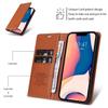 xinyunew Genuine Leather Case for Google Pixel 6a, Magnetic Closure, Brown view 3