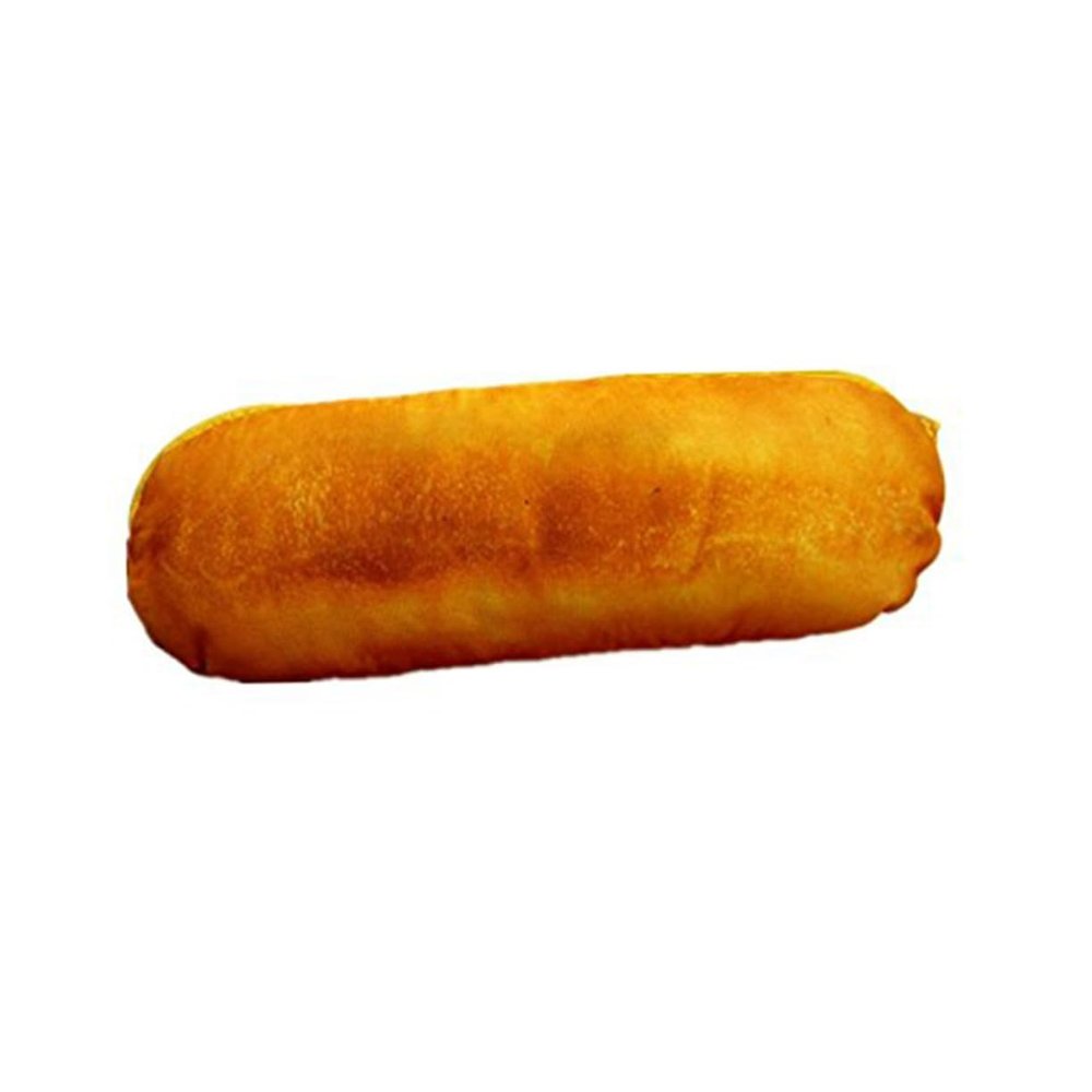 EXCEART Bread Pencil Case, Yellow, Large Capacity, Polyester