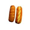 EXCEART Bread Pencil Case, Yellow, Large Capacity, Polyester view 2