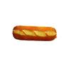 EXCEART Bread Pencil Case, Yellow, Large Capacity, Polyester view 4