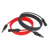 25 m 6 mm² Solar Extension Cable with PV Connectors, Pure Copper, Red and Black Set view 1
