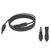25 m 6 mm² Solar Extension Cable with PV Connectors, Pure Copper, Red and Black Set view 2