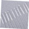 Mobestech 10-Piece Stainless Steel Straw Brush Set for Milk and Baby Bottles view 3