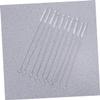 Mobestech 10-Piece Stainless Steel Straw Brush Set for Milk and Baby Bottles view 4