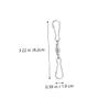 20 Rotating Double Clips, Stainless Steel, for Wind Chimes and Bird Cages view 2