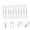 20 Rotating Double Clips, Stainless Steel, for Wind Chimes and Bird Cages view 4