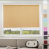 No-Drill Roller Blind 95 x 200 cm, Blackout, Cream view 1