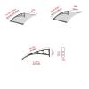 RTYHN Black Door Awning Canopy view 2