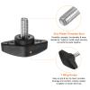 QUARKZMAN 10-Piece M6 x 14 mm T-Handle Knurled Screws, 36 mm Wing Knobs view 4