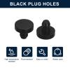 QUARKZMAN 20-Pack Black Rubber Plugs, J6 Waterproof Plugs for 5.5–6 mm (0.22–0.24 in) Holes view 2