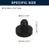 QUARKZMAN 20-Pack Black Rubber Plugs, J6 Waterproof Plugs for 5.5–6 mm (0.22–0.24 in) Holes view 3