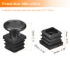 QUARKZMAN 8 Adjustable Round Tube Plugs for 20x20 mm Tubes, M8 Thread view 2