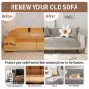 Racib Sofa Throw Cover for I-, L- and U-Shaped Sofas, Stretch, Non-Slip, A8 110 x 240 cm view 4