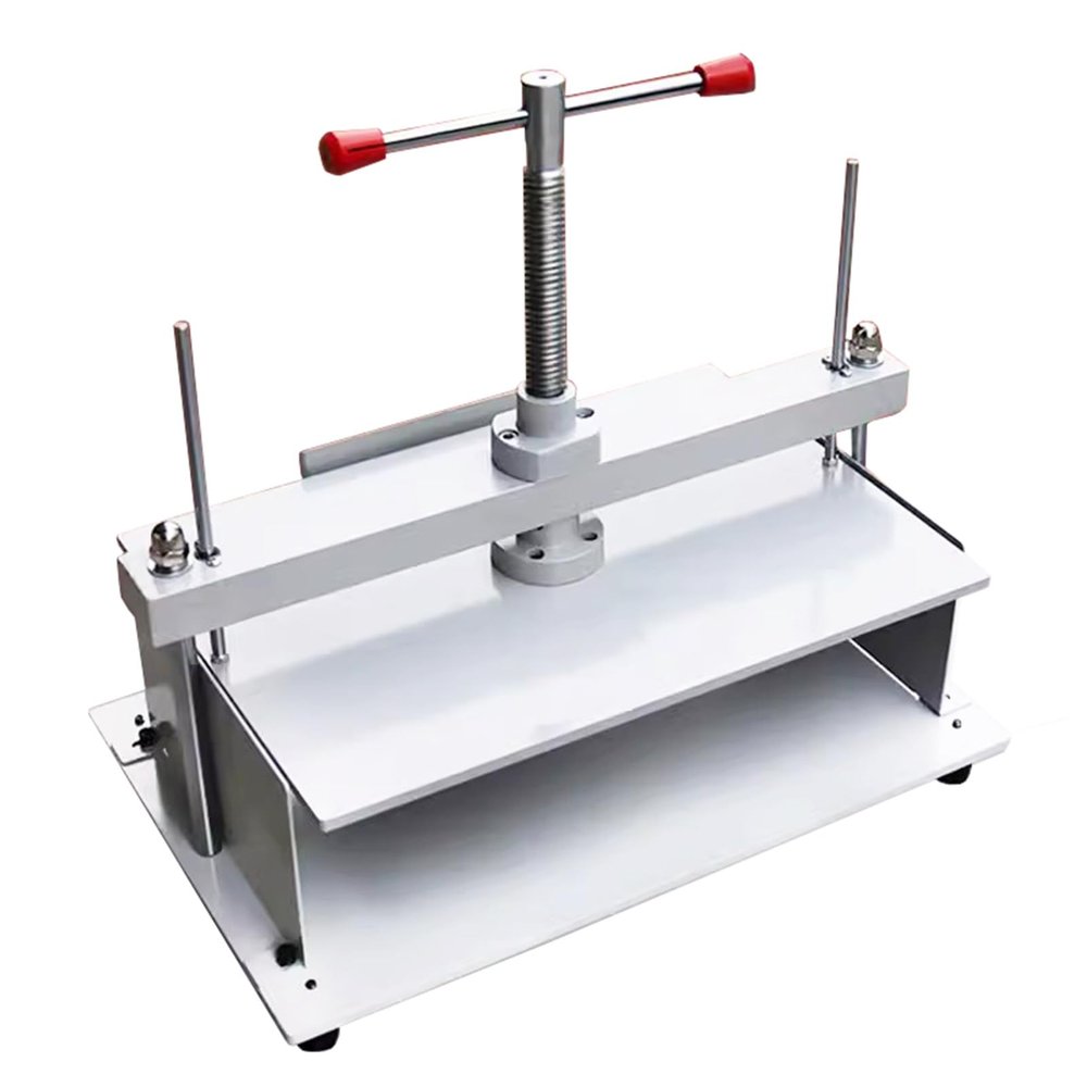 DOZPAL A5/A4/A3 Manual Bookbinding Paper Press, Heavy-Duty Dual-Rod Smoothing Machine