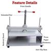DOZPAL A5/A4/A3 Manual Bookbinding Paper Press, Heavy-Duty Dual-Rod Smoothing Machine view 4